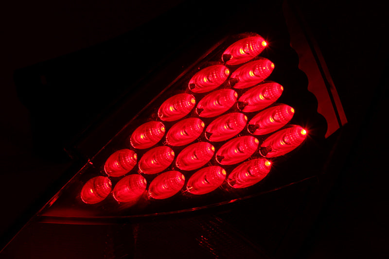 ANZO 2003-2005 Nissan 350Z LED Taillights Red-thumbmail-6