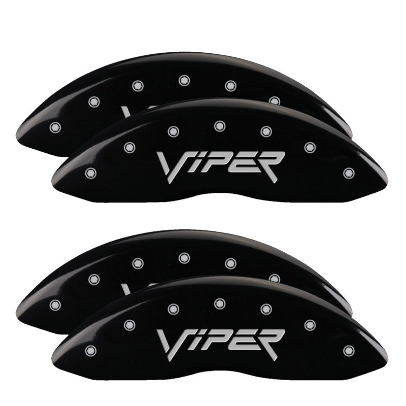MGP 4 Caliper Covers Engraved Front & Rear Gen 2/Viper Black finish silver ch-thumbmail-2