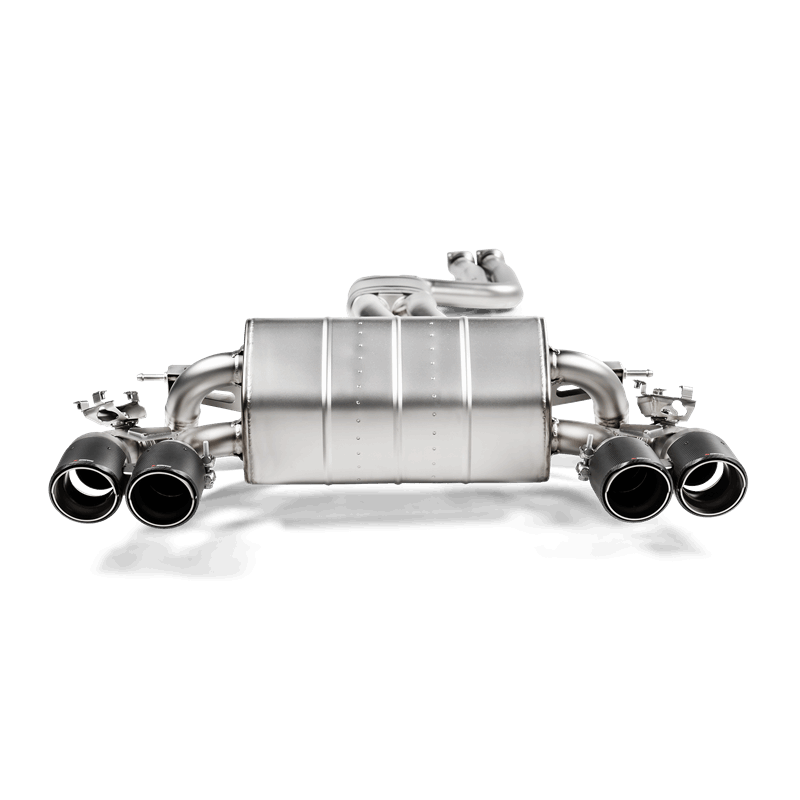 Akrapovic 2018+ BMW M2 Competition/M2 CS (F87N) Slip-On Line (Titanium) w/Carbon Fiber Tips-thumbmail-3