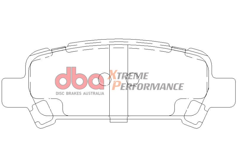 DBA 02-03 Subaru WRX XP650 Rear Brake Pads-thumbmail-4