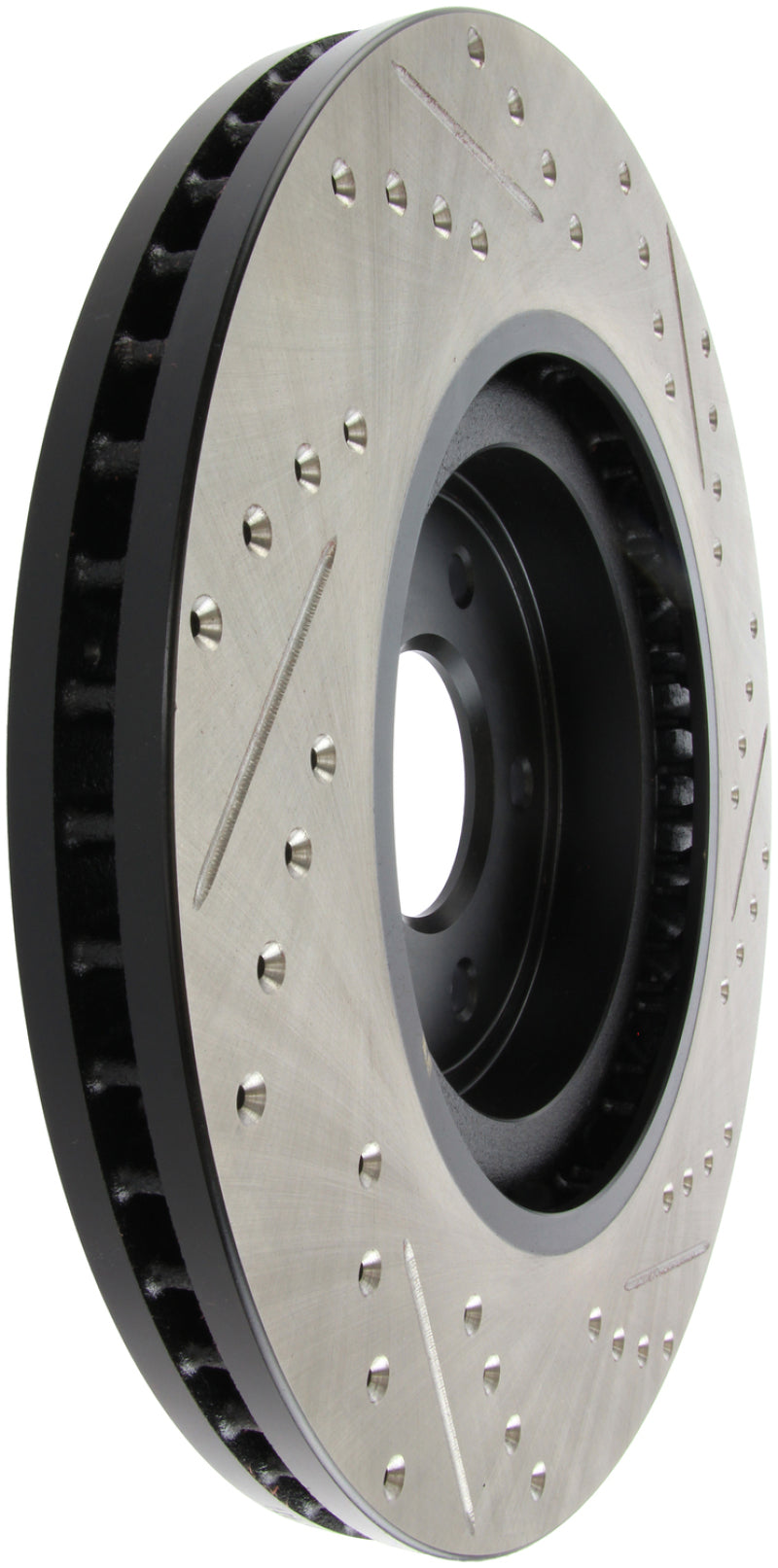 StopTech Infiniti G37 / Nissan 370Z SportStop Slotted & Drilled Front Right Rotor-thumbmail-2