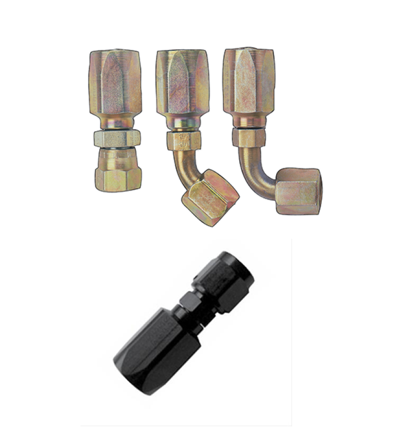 Fragola -6AN x 90 Degree Hose End - Power Steering-thumbmail-1