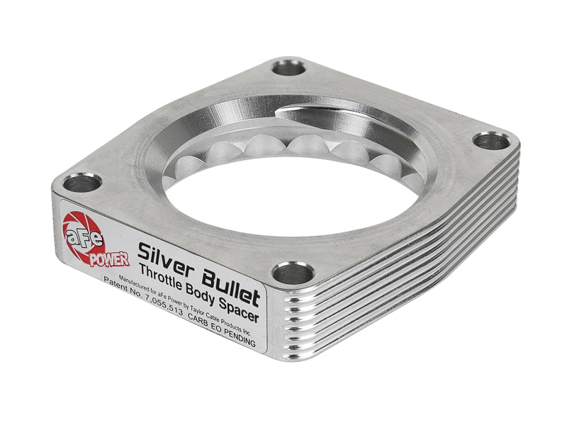 aFe Silver Bullet Throttle Body Spacer TBS 17-19 Nissan Patrol (Y61) I6-4.8L-thumbmail-2