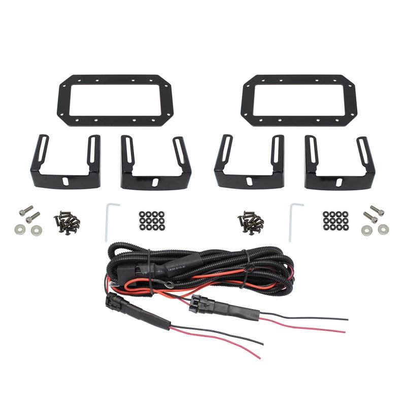 Westin HDX Flush Mount B-FORCE LED Light Kit (Set of 2) w/wiring harness - Black-thumbmail-16