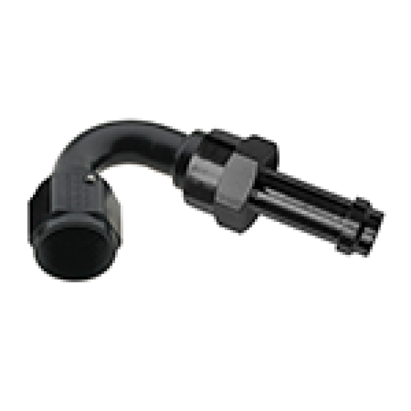 Fragola -8AN 120 Degree EZ Street Hose End Black-thumbmail-1