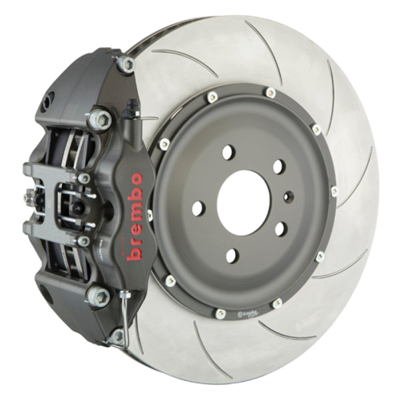 Brembo 09-15 CTS-V PISTA Front Race BBK 4 Piston Billet 2pc380x34x6 5a 2pc Rotor T5-Clear HA-thumbmail-1