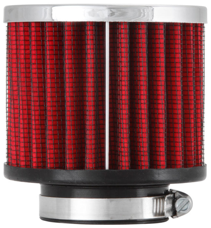 K&N 1.5in Flange ID x 3in OD x 2.5in H Chrome Finish Rubber Base Crankcase Vent Filter-thumbmail-3