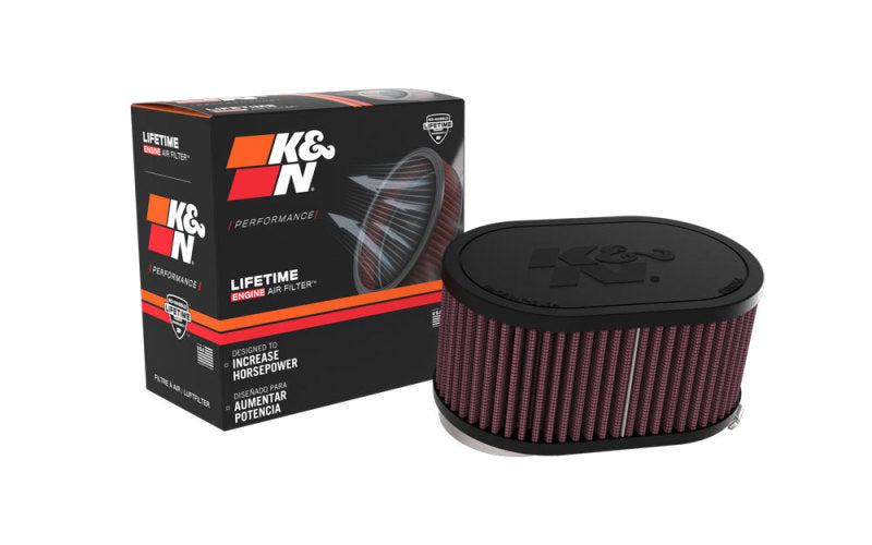 K&N 2-1/8in DUAL FLG 6-1/4 X 4inOD 3inH Universal Clamp-On Air Filter-thumbmail-5