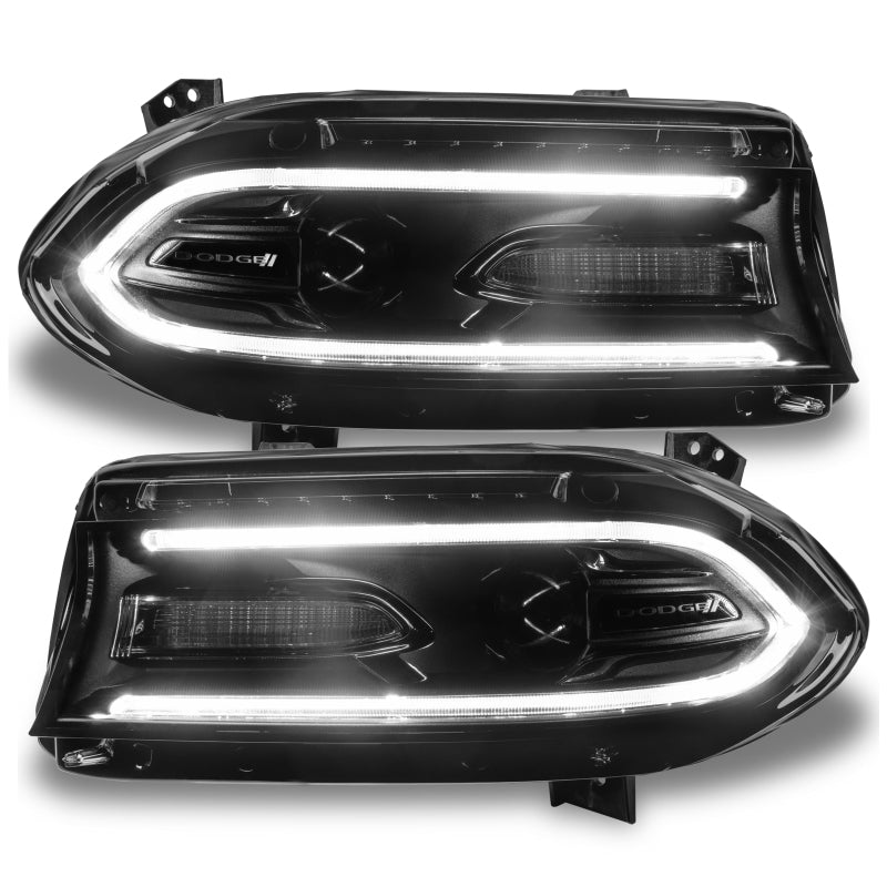 Oracle 15-21 Dodge Charger RGB+W DRL Headlight DRL Upgrade Kit - ColorSHIFT 2-thumbmail-8