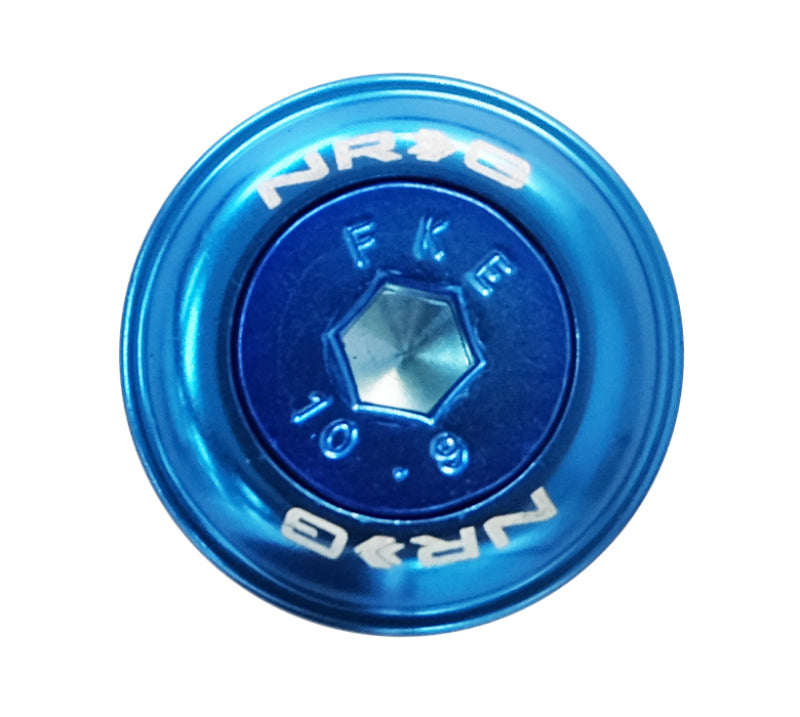 NRG Fender Washer Kit w/Color Matched M6 Bolt Rivets For Plastic (Blue) - Set of 10-thumbmail-4