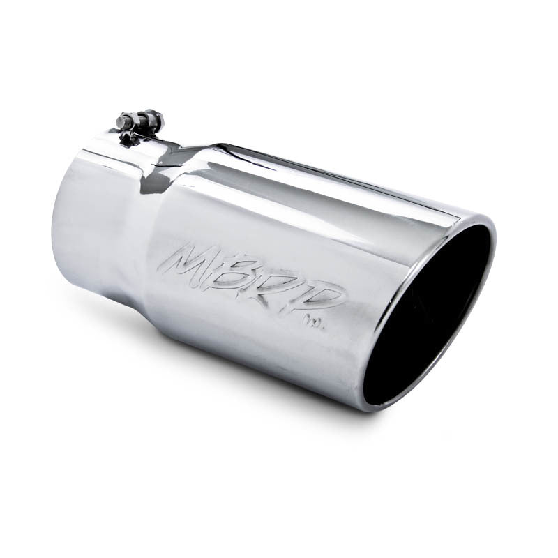 MBRP Universal Tip 6 O.D. Angled Rolled End 5 inlet 12 length-thumbmail-3