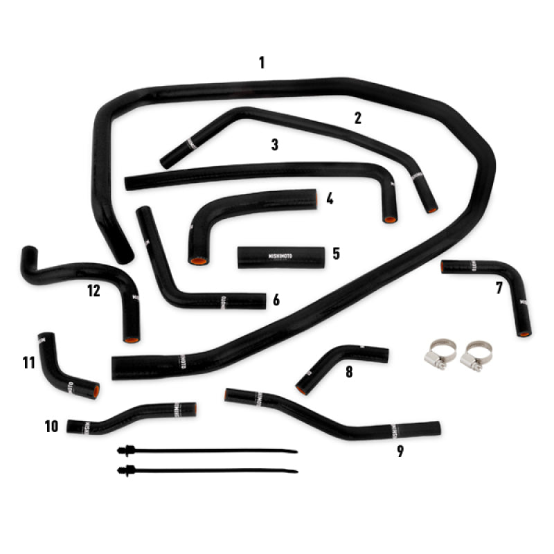 Mishimoto 2015 Subaru WRX Black Silicone Radiator Coolant Ancillary Hoses Kit-thumbmail-19