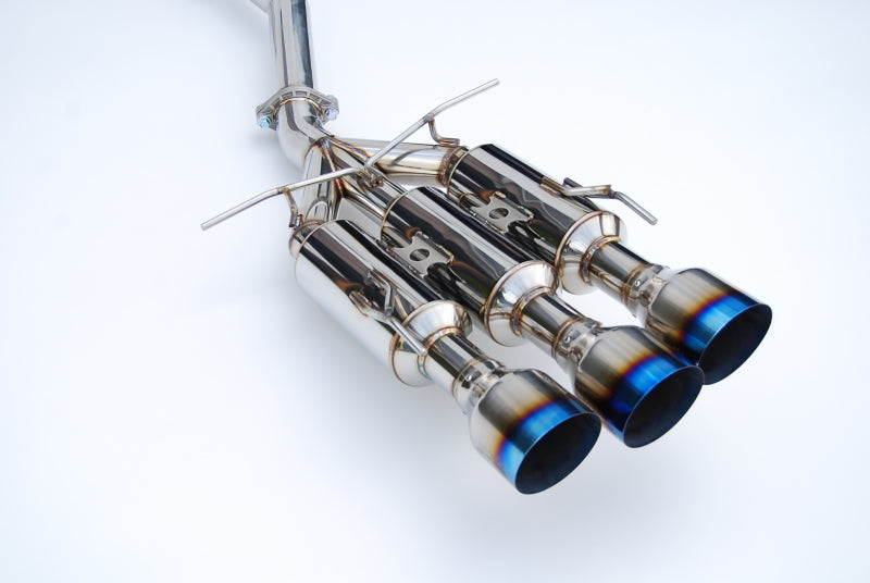 Invidia 17+ Honda Civic SI Sedan Gemini Triple Titanium Tip Cat-back Exhaust-thumbmail-3