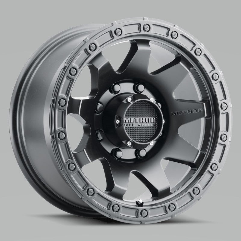 Method MR317 18x9 +18mm Offset 8x6.5 130.81mm CB Matte Black Wheel-thumbmail-2