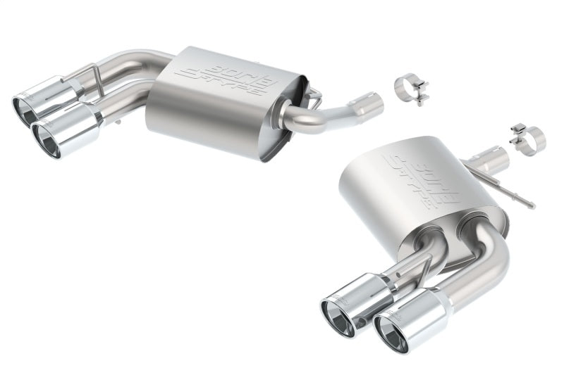 Borla 2016 Chevy Camaro V6 AT/MT S-Type Rear Section Exhaust w/o Dual Mode Valves-thumbmail-2