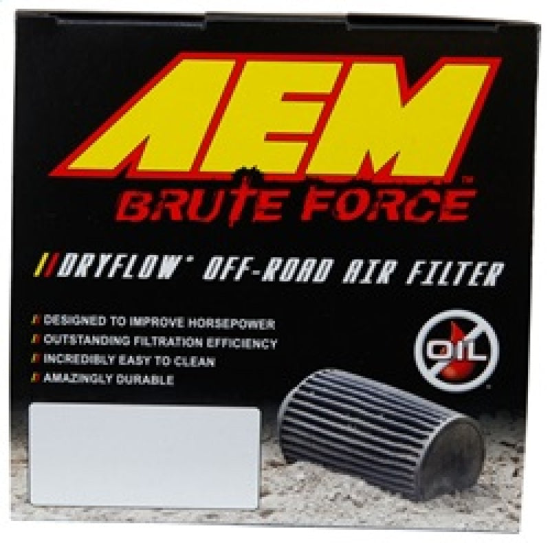 AEM Dryflow 3.25in. X 5in. Round Tapered Air Filter-thumbmail-8