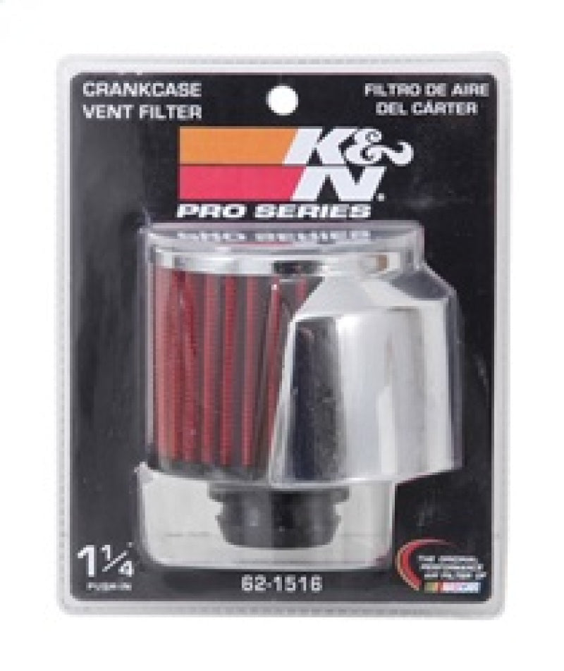 K&N 1in Flange L x 3in OD x 2.5in Height Clamp On Crankcase Vent Filter-thumbmail-13