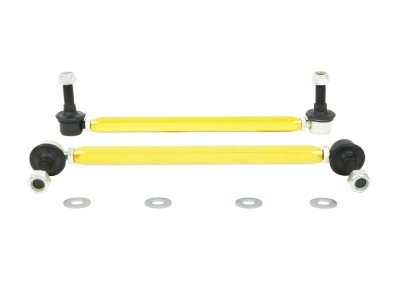 Whiteline 18-19 Kia Stinger Front Sway Bar Link Assembly Heavy Duty Adjustable Steel Ball-thumbmail-4