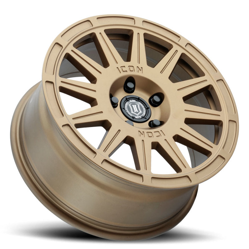 ICON Ricochet 17x8 5x100 38mm Offset 6in BS Satin Gold Wheel-thumbmail-6