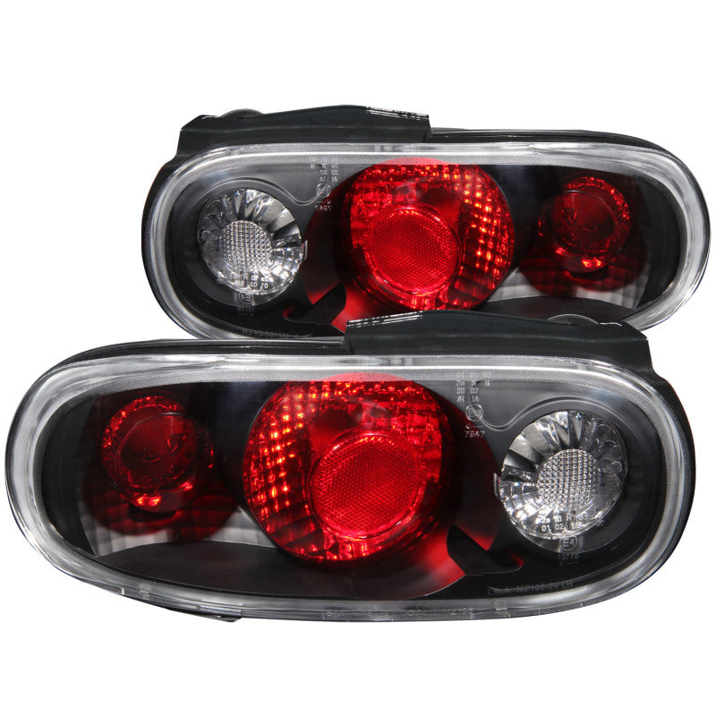ANZO 1990-1997 Mazda Miata Taillights Black-thumbmail-2