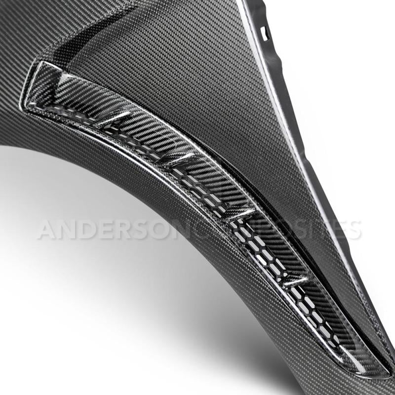 Anderson Composites 2016+ Focus Type-GR Vented Carbon Fiber Fenders .04in Wider (Pair)-thumbmail-5
