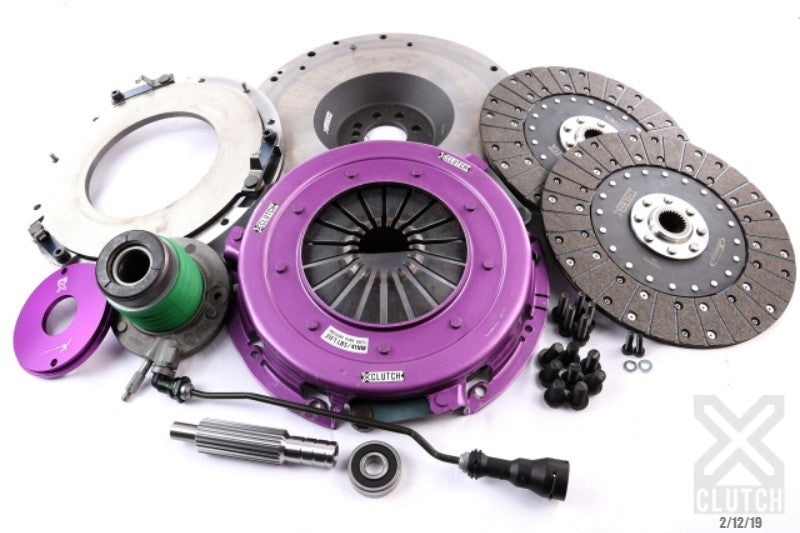 XClutch 14-19 Chevrolet Corvette 6.2L 10.5in Twin Solid Organic Clutch Kit-thumbmail-1