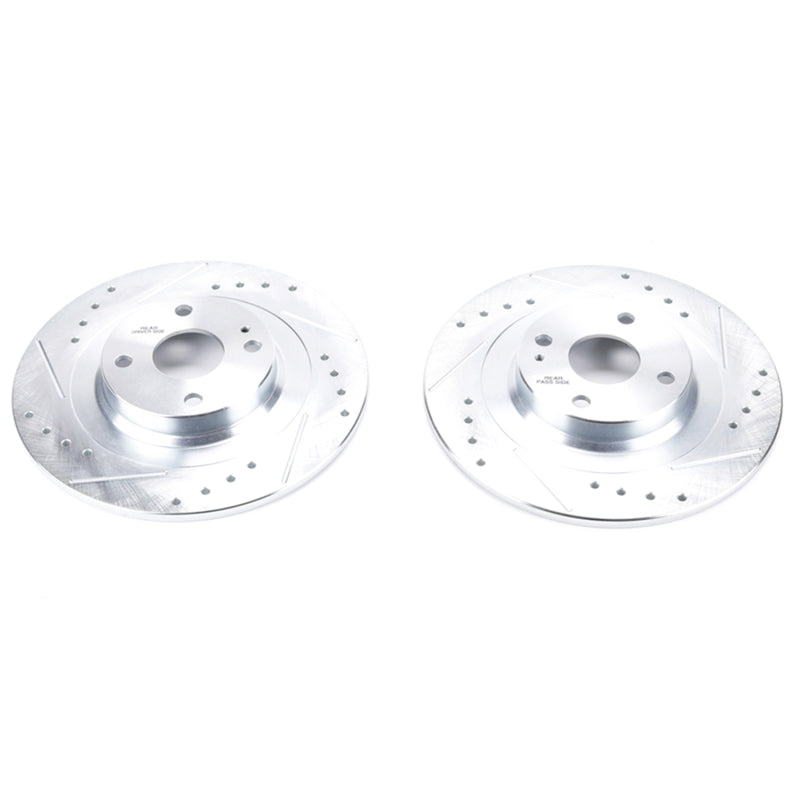 Power Stop 17-19 Fiat 124 Spider Rear Evolution Drilled & Slotted Rotors - Pair-thumbmail-2