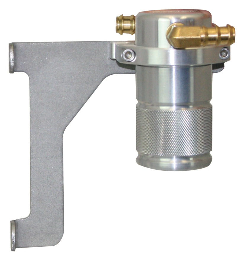 Moroso 12-18 Jeep 3.6L JK Air/Oil Separator Catch Can - Small Body - Billet Aluminum-thumbmail-1