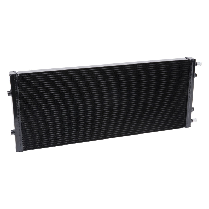 Edelbrock Heat Exchanger Dual Pass Single Row 55 000 Btu/Hr 34In W X 14In H X 2 25In D Black-thumbmail-2