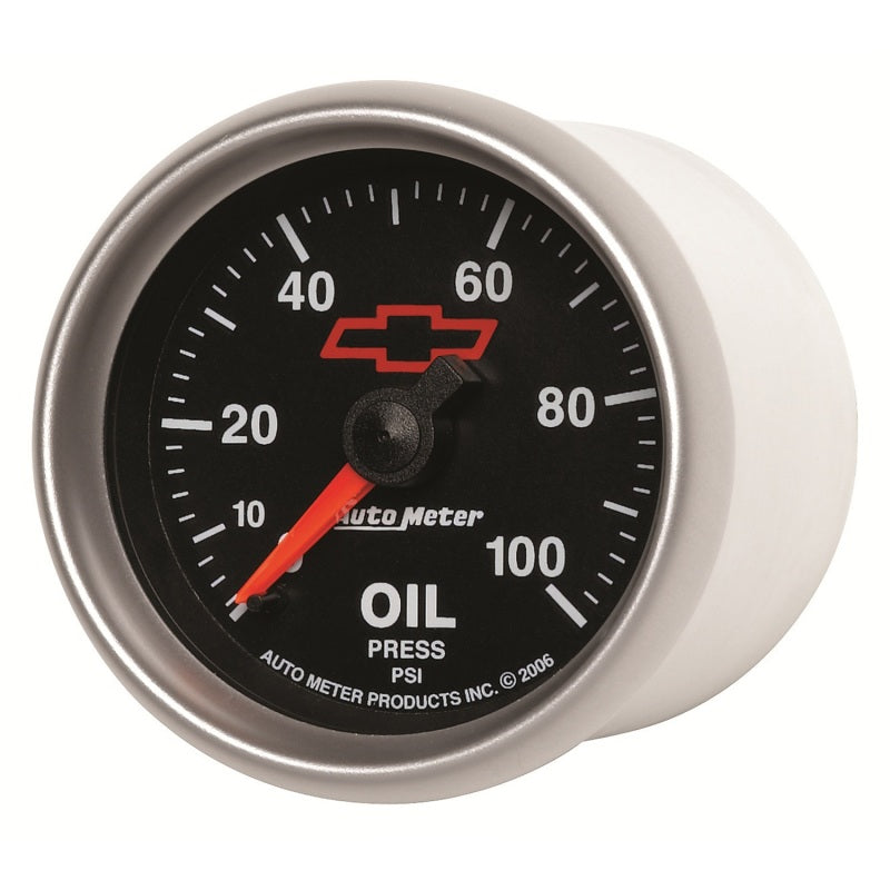 Autometer Sport-Comp II GM 52mm 0-100 PSI Mechanical Oil Pressure Gauge-thumbmail-4