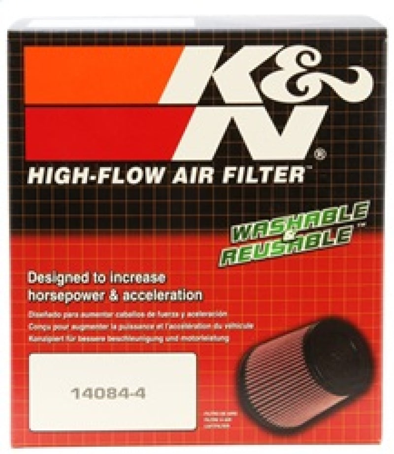 K&N Universal Air Filter 4in Flange / 5-3/8 in Base / 4-1/2in Top / 5in Height-thumbmail-12