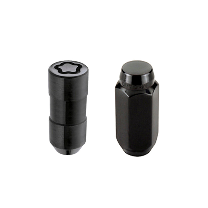 McGard 6 Lug Hex Install Kit w/Locks (Cone Seat Nut) M14X1.5 / 22mm Hex / 1.945in. Length - Black-thumbmail-3