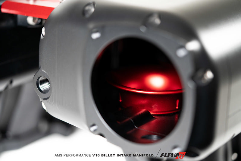 AMS Performance V10 Audi R8 / Lamborghini Huracan / Performante Billet Intake Manifold - CLR Anodize-thumbmail-16