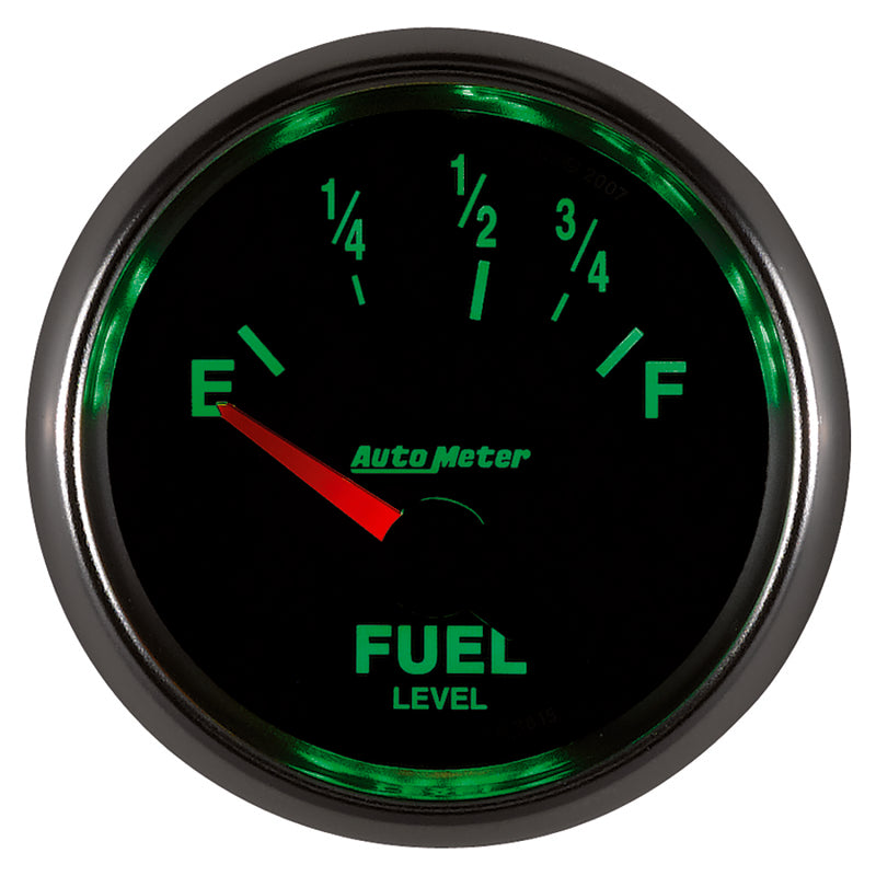 AutoMeter Gauge Fuel Level 2-1/16in. 73 Ohm(e) to 10 Ohm(f) Elec Gs-thumbmail-6