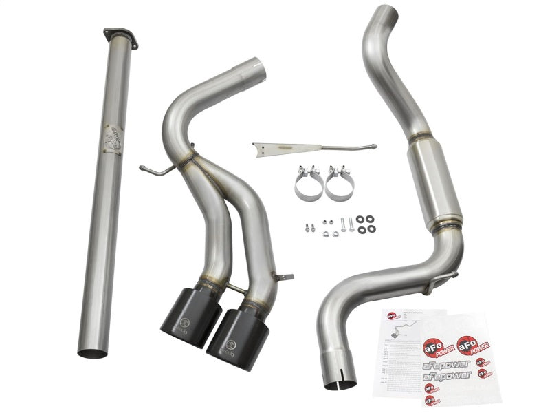 aFe Takeda 3in SS Exhaust Cat-Back 13-16 Ford Focus ST 2.0L Black Tips-thumbmail-9