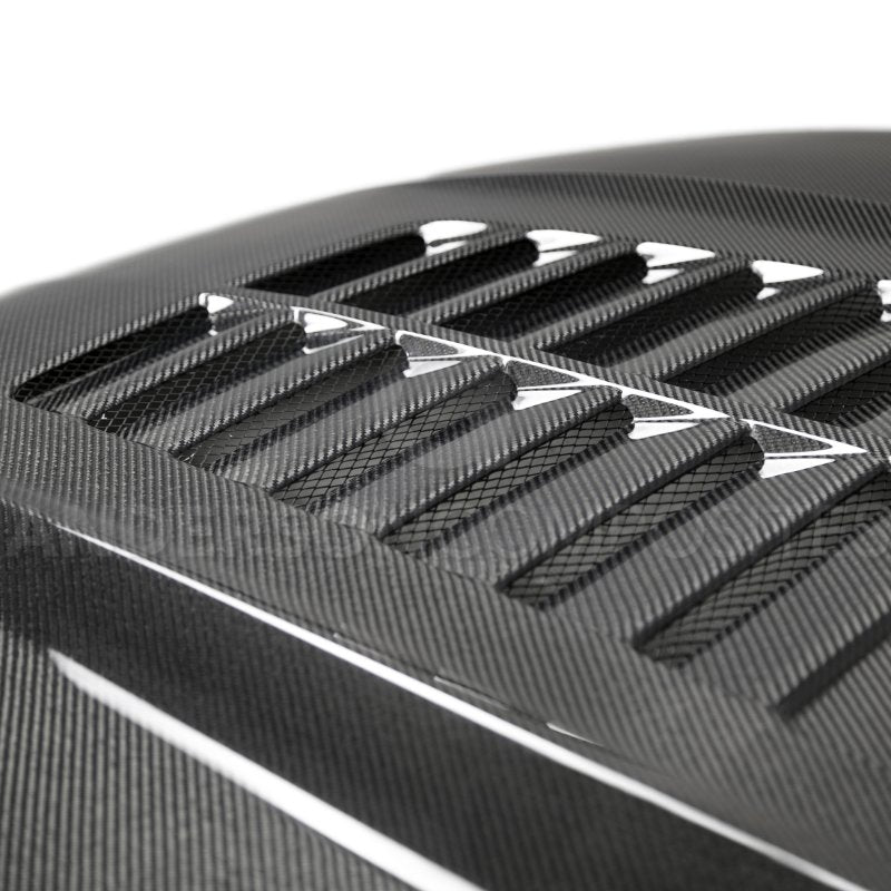 Anderson Composites 15-17 Ford Mustang (Excl. GT350/GT350R) Double Sided Type-GT5 Carbon Fiber Hood-thumbmail-8
