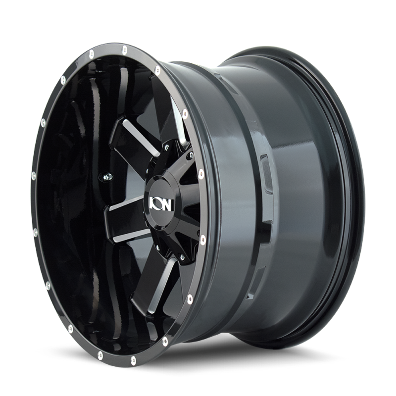 ION Type 141 20x9 / 6x120 BP / 18mm Offset / 78.1mm Hub Gloss Black Milled Wheel-thumbmail-1
