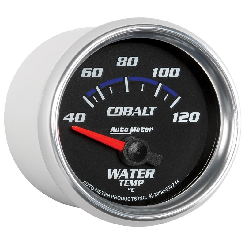 Autometer Cobalt 52mm Short Sweep Electronic 40-120 Deg C Water Temprature Gauge-thumbmail-4