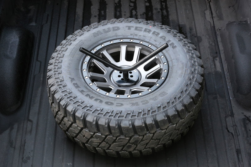 Fabtech Universal Spare Tire Flat Mount - Black-thumbmail-3