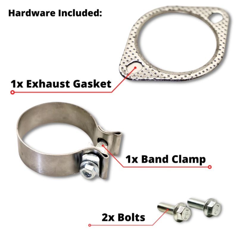 Carven 2022 Toyota Tundra Crew Cab 5.5ft Bed Cut & Clamp Muffler Replacement Kit w/5in Polished Tip-thumbmail-2