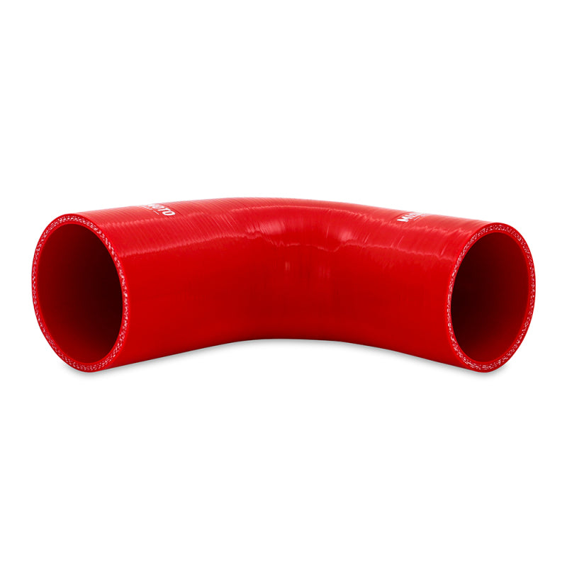 Mishimoto Silicone Reducer Coupler 90 Degree 2in to 2.25in - Red-thumbmail-3