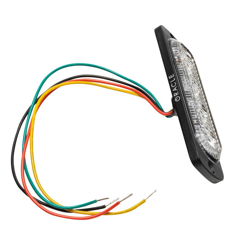 Oracle 4 LED Dual Color Slim Strobe - Amber/White-thumbmail-4
