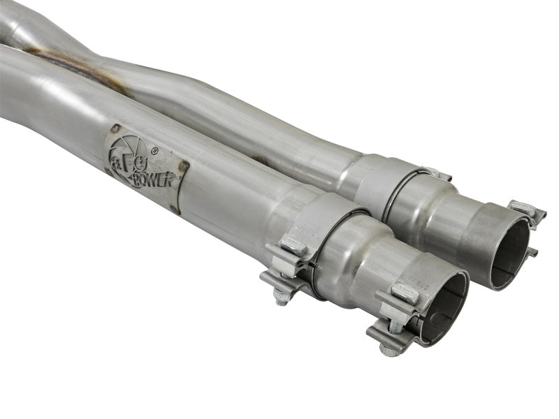 aFe MACHForce XP 3in 304 SS Cat-Back Exhausts w/ Black Tips 15-17 Ford Mustang GT V8-5.0L/V6-3.7L-thumbmail-9