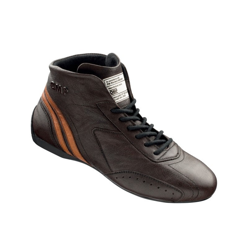 OMP Carrera Low Boots My2021 Dark Brown - Size48 (Fia 8856-2018)-thumbmail-1