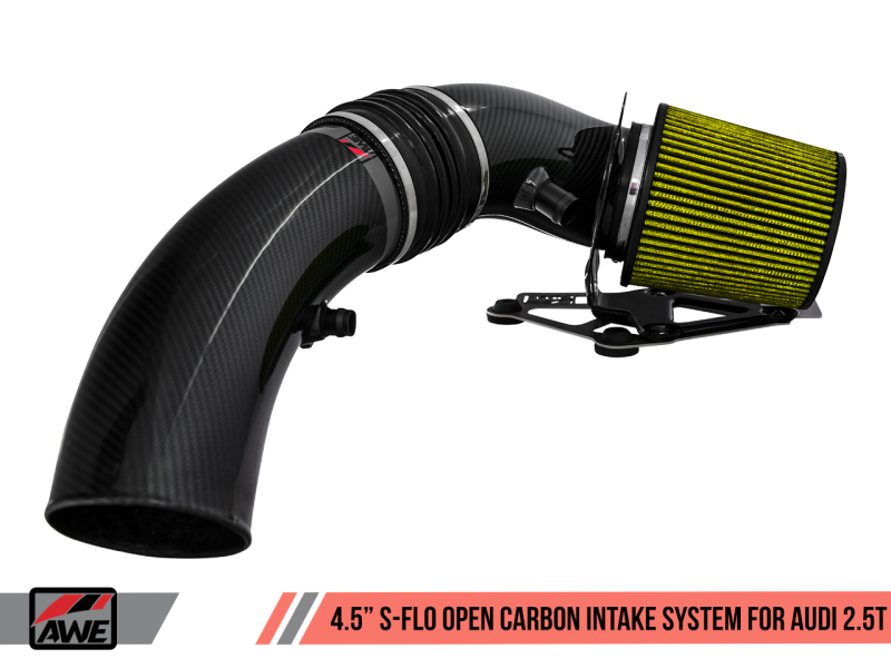 AWE Tuning Audi RS3 / TT RS S-FLO Open Carbon Fiber Intake-thumbmail-7