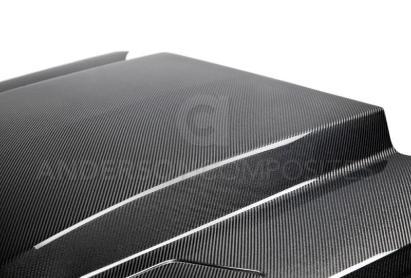 Anderson Composites 15-17 Ford Mustang (Excl. GT350/GT350R) Double Sided Carbon Fiber Cowl Hood-thumbmail-6
