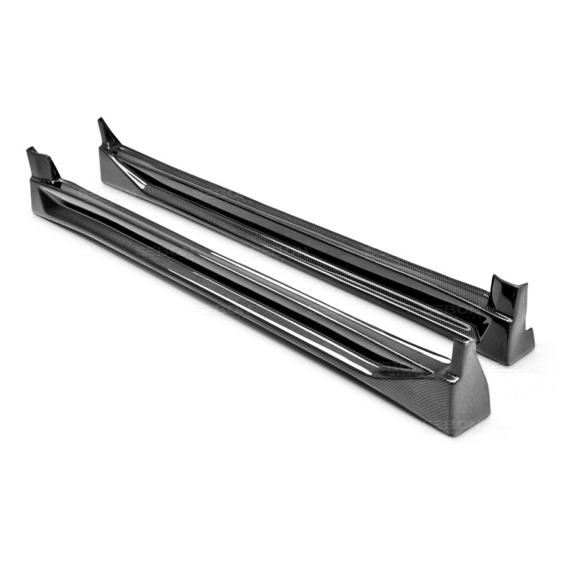 Seibon 04-05 Subaru WRX CW Carbon Fiber Side Skirts-thumbmail-4