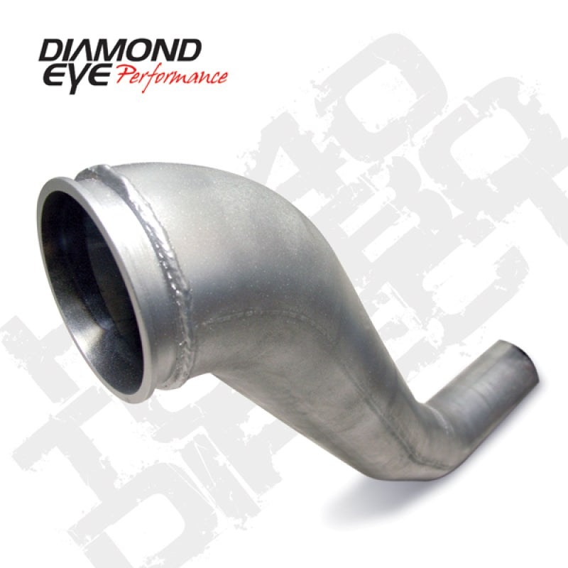 Diamond Eye DWNP 4in TB SGL HX40 TURBO-DIRECT FLANGE AL DODGE 5.9L 2500/3500 94-02-thumbmail-2