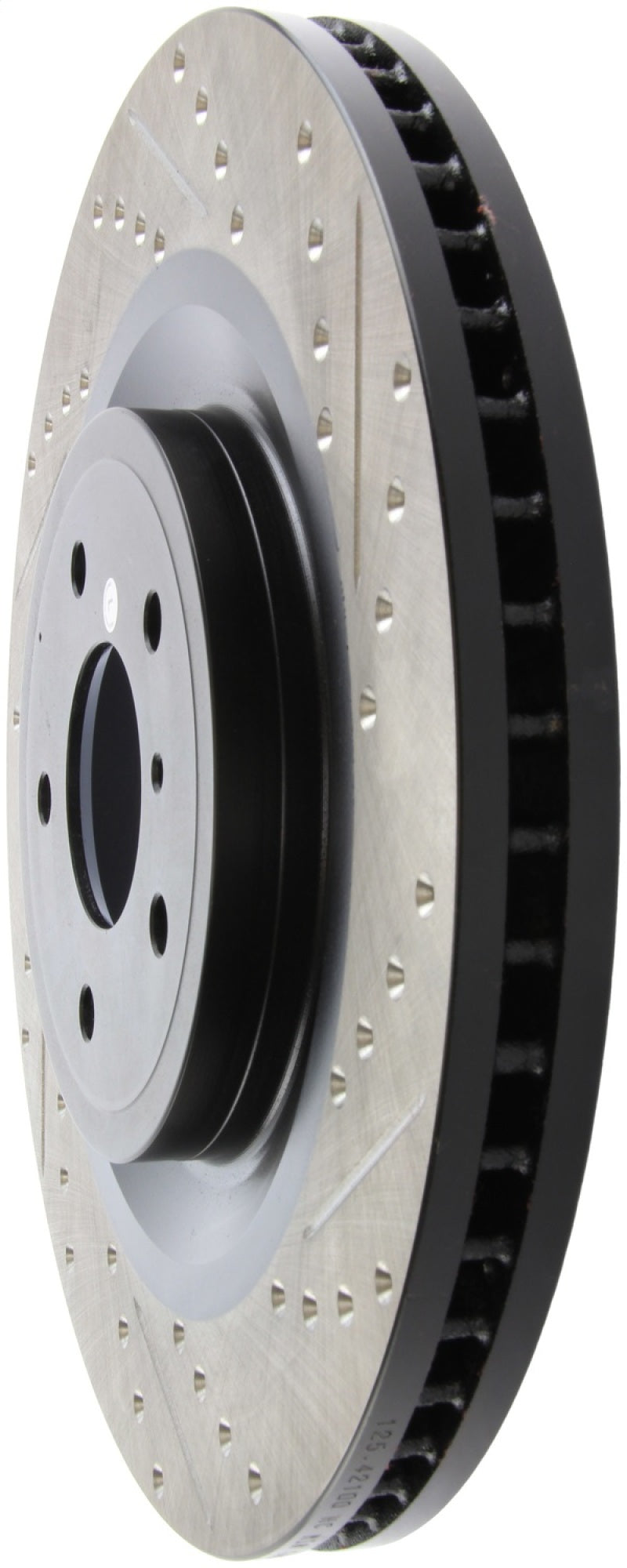 StopTech Infiniti G37 / Nissan 370Z SportStop Slotted & Drilled Front Left Rotor-thumbmail-12