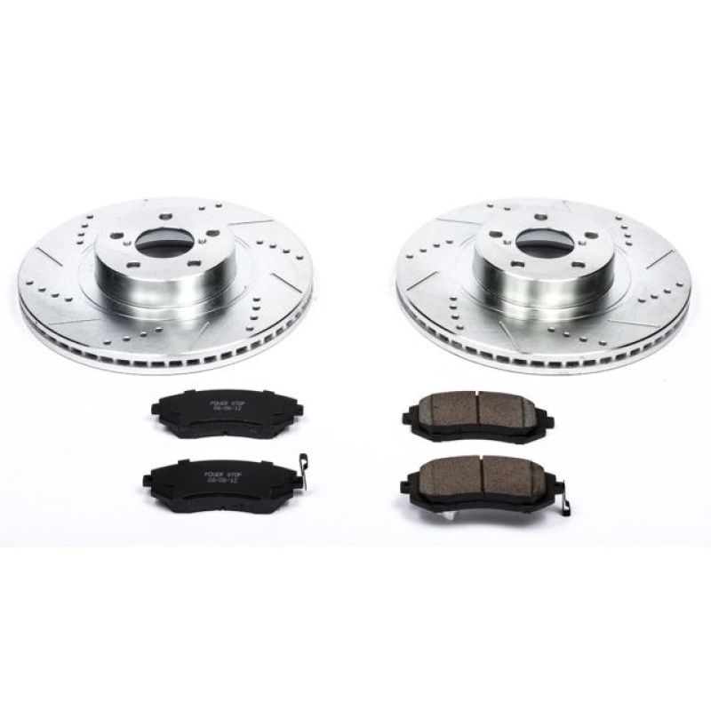Power Stop 04-06 Subaru Baja Front Z23 Evolution Sport Brake Kit-thumbmail-1